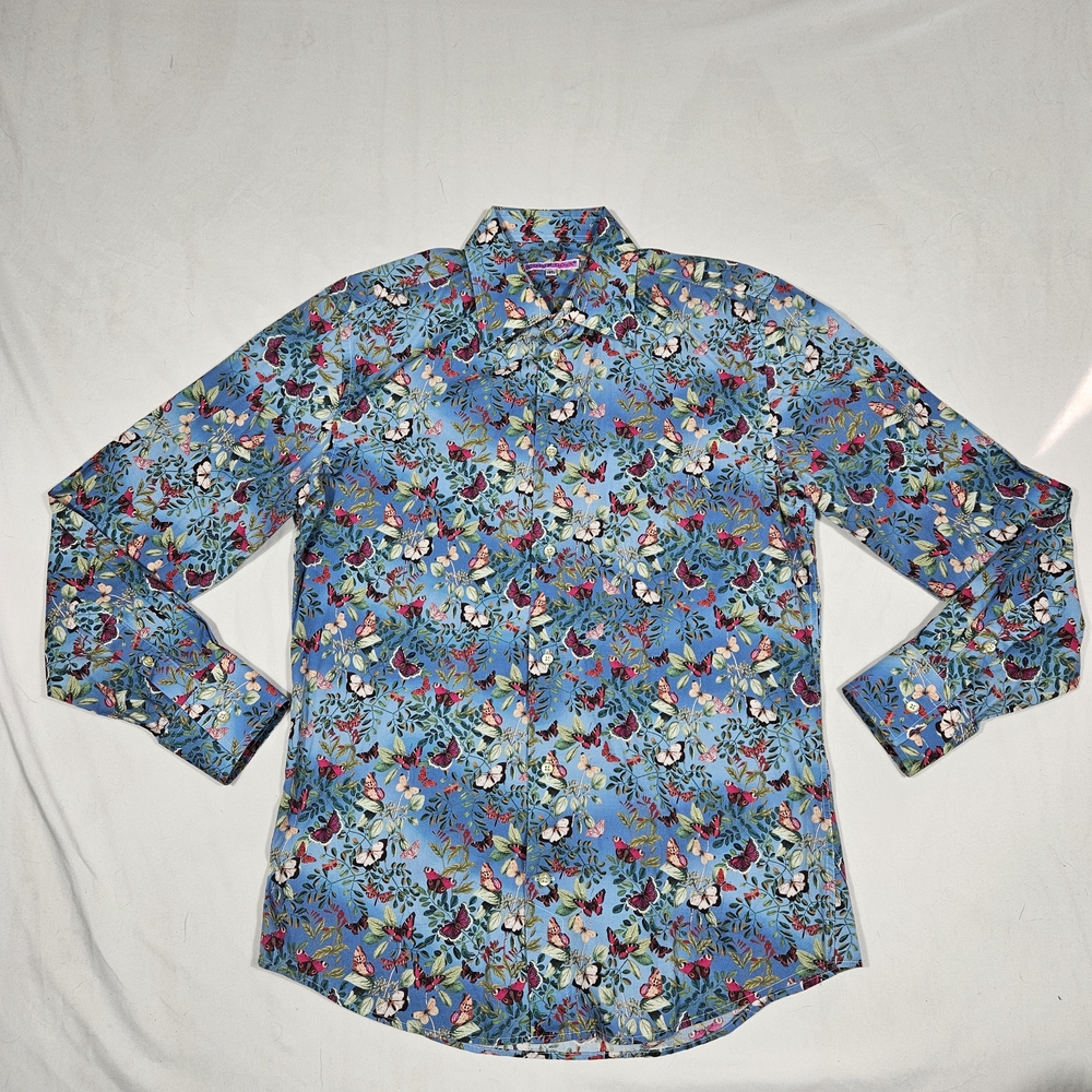 Elegant Floral Dress Shirt - Multicolor